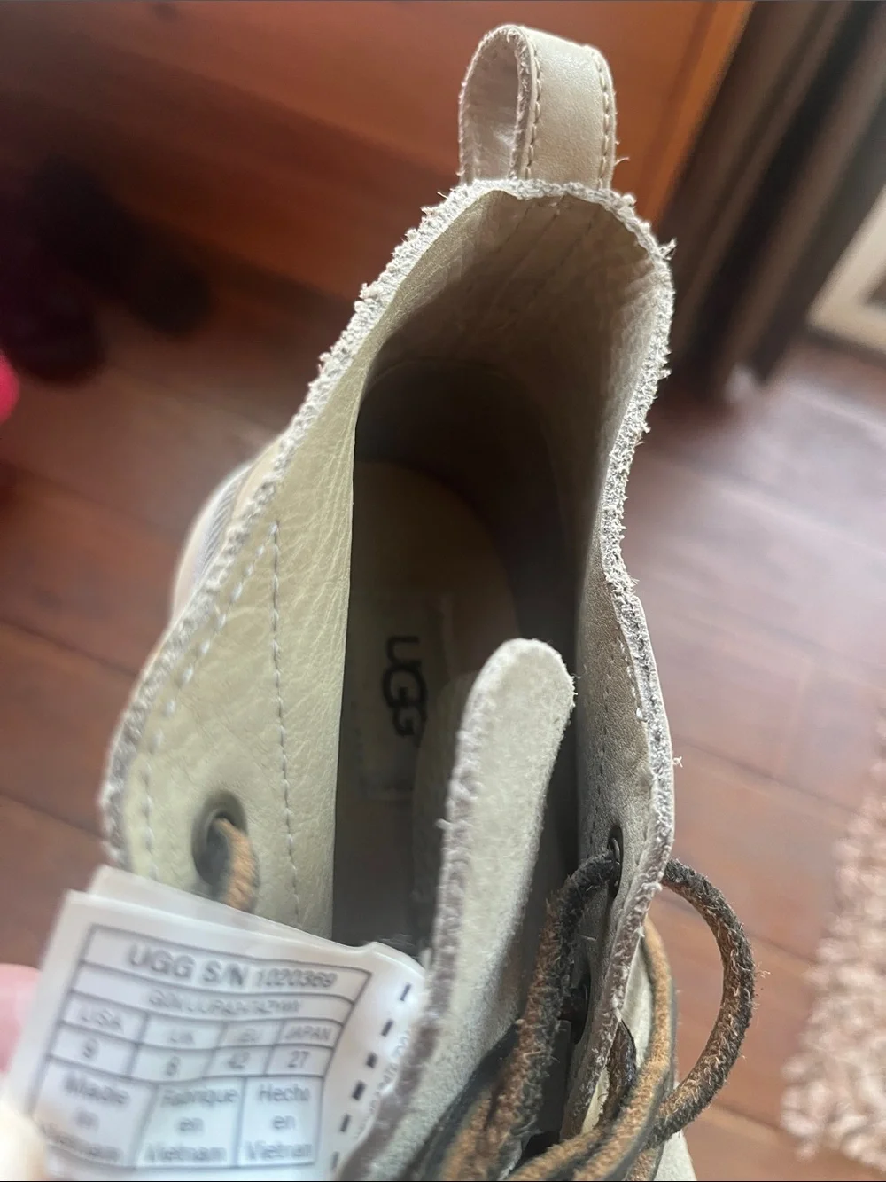 UGG Men's Suede Chukka Boots in Light Beige - Size 9